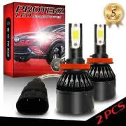 LED Headlight Kit H11 6000K White Fog Light CREE Bulbs for NISSAN Leaf 2011-2017