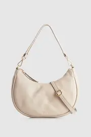 Margo Leather Crescent Hobo Bag