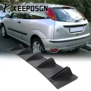 For Ford Focus Car Rear Bumper Diffuser Lip Splitter Spoiler Shark Fins Black (for: Ford)