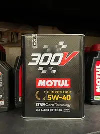 在飛比找Yahoo!奇摩拍賣優惠-一箱10罐【高雄阿齊】MOTUL 魔特 5W40 300V 