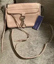 Rebecca Minkoff Mac Handbag Blush Pink Full Size (W-H9”, H-7”) NWT