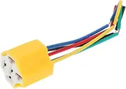Ceramic Socket Auto Headlight Wiring Harness Lights Connector Relay Outlet Yellow Charger Plates Headlight Wiring Harness Socket Headlight Connector Switch Sockets Ceramics Orange