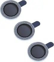 LIGIGWASH 3pcs Phone Lens Protective Films Shiny Rear Camera Lens Covers for Wear Resistant Tempered Scratch Resistant Design for Everyday Use
