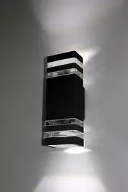 14W LED Up/Down Wall Sconce Lamp Fixture Outdoor Light E27 Bulb Waterproof Yard