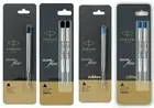 Parker Jotter Classic Ball Point Pen Refills Medium Tip 3 Blue Ink + 3 Black Ink