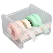 Transparent Multi Masking Tape Cutter Dispenser Visible Roll Tape Holder For FAD