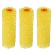 3Pcs Paint Roller Cover 4 Inch Medium Texture Sponge Brush for Wall Painting