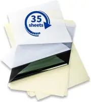 Phomemo Tattoo Transfer Paper, 35 Sheets Stencil Paper 35pcs, Yellow