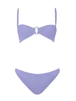 [Hunza G] Hunza G-Bikini Misty Con Cerchio Perlato Lilla-Donna OS