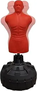 Silicone Skin - Free Standing Human BOB Boxing Punching Dummy Bag - Red Color