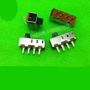 10Pcs Panel PCB 4 Pin 3 Position SP3T Slide Switch 0.5A 50V DC SS13F11-G5