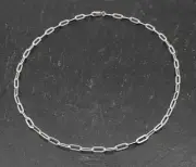 MEDIUM PAPERCLIP CHAIN 18”