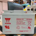 【全電行】全新 湯淺 UXH26-12I 深循環電池 12V 26AH 露營用電池 野外充電