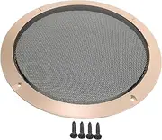 SEWOART Speaker Protective Cover Car Speaker Decorative Woofer Ring Home Audio Cover Woofer Protection Grille Home Stereo Grille Metal
