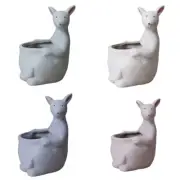 Kangaroo Shape Ceramic Succulent Planter Cactus Flower Pot Gardening Container