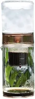 Professional Fashion Siphon Coffee Maker，Cold Brew Coffee Maker with Stainless Steel Mesh Filter，High Borosilicate Heat-Resistant Glass Coffee Pot