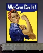 Miller Engineering 443702 HO/N Small We Can Do It Animated Neon Billboard