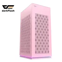 在飛比找momo購物網優惠-【darkFlash】DLH21 粉色 ITX電腦機殼(迷你