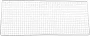 BBQ Grill Mesh, Metal BBQ Barbecue Grill Grilling Mesh, Stainless Steel Mesh BBQ Grill Grate, Cooking Replacement Net for Camping Barbecue Outdoor Picnic Tool 24.4x10.2in
