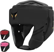 Mytra Fusion Head Guard Boxing Head Guard with Adjustable Strap MMA, Muay Thai, Sparring, Martial Arts, Karate Box Head Protection