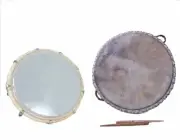 Folk Musical Percussion Instrument Handcraft Nagada Traditional Hand Drum Nagari