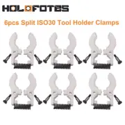 6pcs Split ISO30 Tool Holder Claws Clamp for CNC Machining Woodwork ATC Gripper