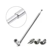 75 Ohm W/TV/3.5 Adapter F Type Telescopic Aerial Antenna For Bose Wave Radio