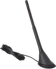 Car Active Amplified DAB FM Antenna, Amplified Car Radio Antenna, Roof Mount Amplified Antenna for Vehicle Car Truck SUV Radio Stereo Receiver Media Head Unit