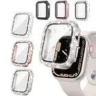 Apple Watch Series 9/8/7/6/5/4/3/SE Bling Case Screen Protector 41/45mm Cover