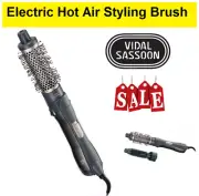 VS Sassoon Ceramic Electric Hair Styling Brush Hot Air Styler Curler Tourmaline