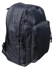 Black Day Pack 25L - Rucksack Backpack Bag School Hiking Camping Lightweight New