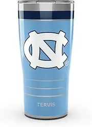 Tervis Traveler North Carolina Tar Heels - MVP Triple Walled Insulated Tumbler Travel Cup Keeps Drinks Cold & Hot, 20oz, Stainless Steel