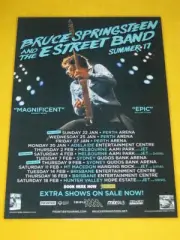 BRUCE SPRINGSTEEN 2017 Australian Tour - Laminated Promo Poster - ALL DATES!