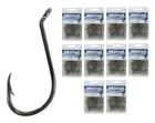 MUSTAD 10 Boxes of 92554 2x Strong Nickle Plated Octopus Fishing Hooks