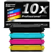 10x Eurotone per Cartridge Alternative for Epson C-2800-DTN C-2800-DN
