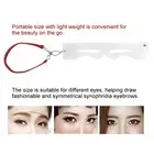 12Pcs Synophridia Eyebrow Drawing Stencil Shaper Templates Eyebrow Shaping T