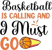 Fabric Panel 8"x8" Basketball 100% Cotton Quilting Panel Square AM1464