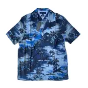 Tommy Hilfiger Men's Island Print Short Sleeve Shirt NWT Free Shipping