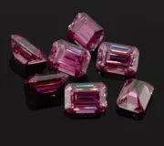 Graceful & Precious 2 Ct Pink Color Emerald Cut Lab Grown Diamond VVS1 Clarity