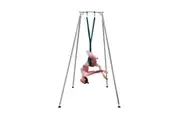 FitnessLAB Aerial Yoga Swing Stand Foldable Freestanding Pull Up Bar Station