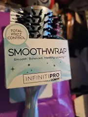 Hairbrush Infinity Pro:BY Conair-Smooth Wrap-Total Frizz Control-SMOOTH,BALANCED