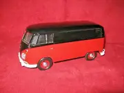 VOLKSWAGEN BUS TYPE 2 (T1) VAN DELIVERY 1:24 MOTORMAX OPENING BACK WINDOW DOOR