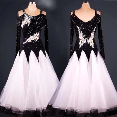 Style Colour mixture Ballroom Competition Dance Dress Modern Tango