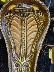 Single Solo Seat Suit Harley Bobber Chopper