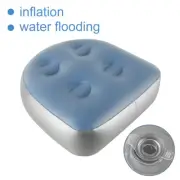 Soft Booster Seat With Suction Cup Hot Tub Spa Cushion Inflatable For-Kid^Adults