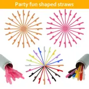 20Pcs Hen Party Straws Plastic Creative Drinking Straws Reusable Girls¤