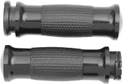Avon Black TBW Gel Cable Hand Grips fits 1980-2022 Harley Dyna Touring Softail