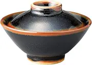 Yuzu Tenme (Kyosen Kiln) 5.0 Nori Tea [6.1 x 3.7 inches (15.5 x 9.5 cm)] Japanese Tableware