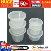Round Take away Containers Takeaway Food Plastic Storage 25ml (100 Pack)…