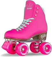 Crazy Skates Retro Roller Skates | Adjustable or Fixed Sizes | Classic Quad Skates for Women and Girls